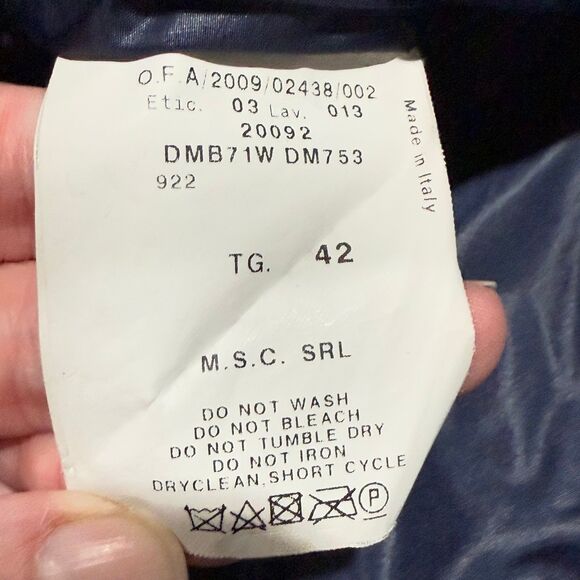 Armani Size 6 Women's Wool Coat Made in Italy SZ 42 Collezioni S - Picture 8 of 10